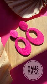 Ambra Fucsia Handpainted
