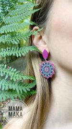 Mandala Goccia Magenta