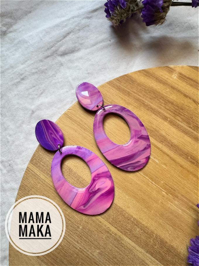 Ambra Fluid Pink Handpainted