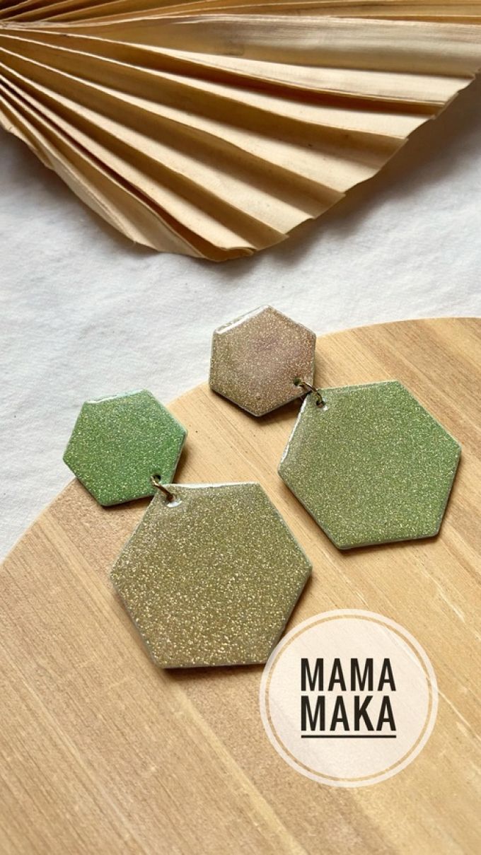 Atena Verde Glitter
