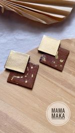 Marie Marrone Oro Handpainted