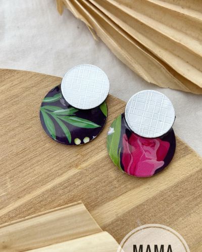 Gea Mini Nero Fiori