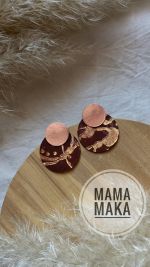 Gea Cioccolato Foglia Bronzo Handpainted