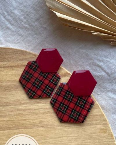 Malika Tartan Rosso