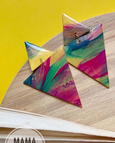 Atria  Multicolor Handpainted