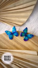 Farfalla Piccola Blu Elettrico Smeraldo
