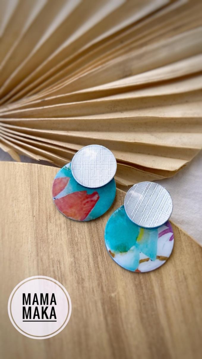 Gea Mini Fiori Multicolor Argento