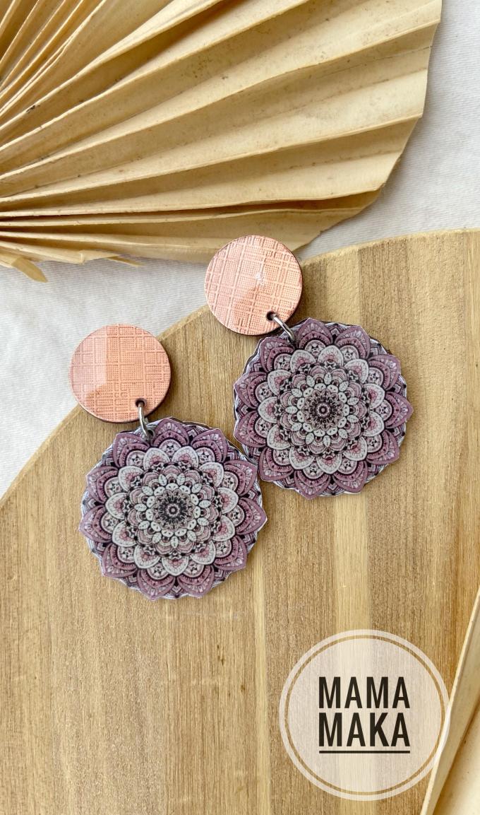 Mandala Tondo Rosa Antico Bronzo
