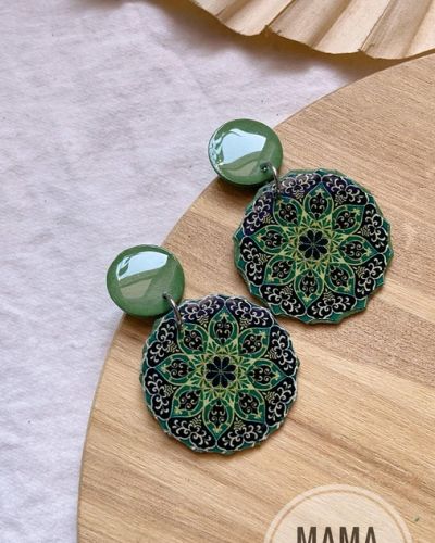 Mandala Tondo Verde  Oliva