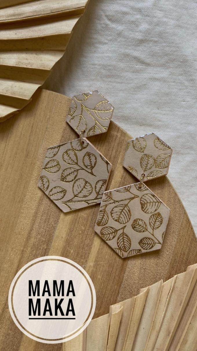Atena Beige Foglie Oro