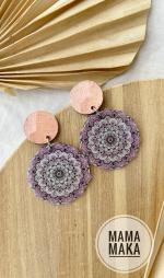 Mandala Tondo Rosa Antico Bronzo