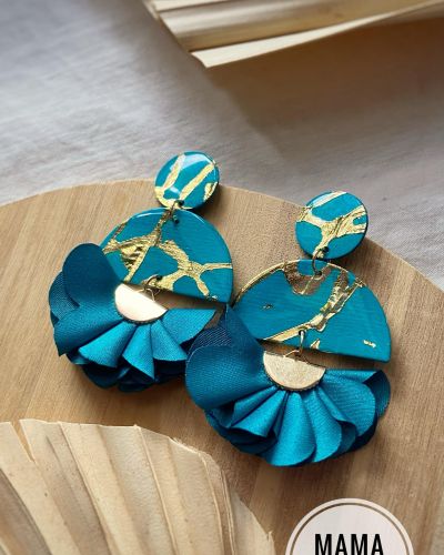 Flora Ottanio Foglia Oro Handpainted