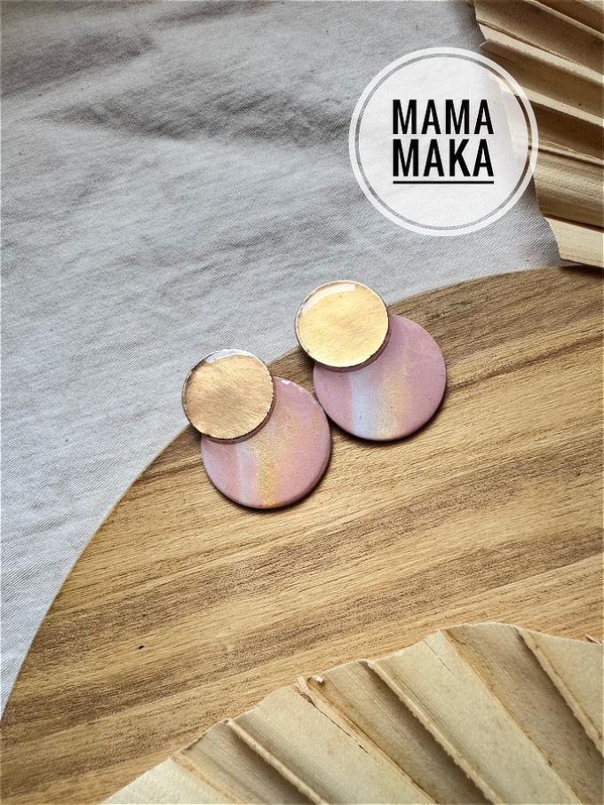 Gea Mini Rosa Marble Handpainted