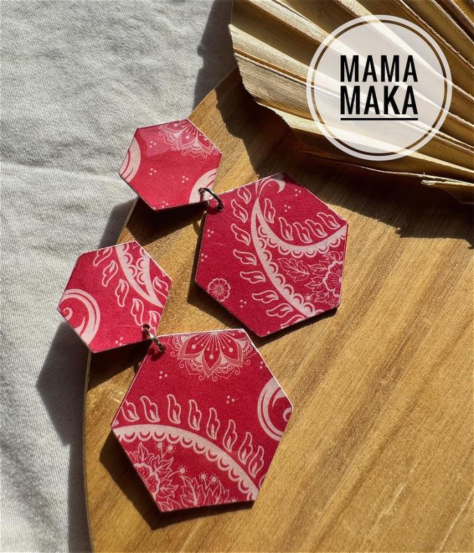 Atena Paisley Rosso Corallo