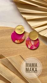 Gea Mini Fiori Fucsia Oro