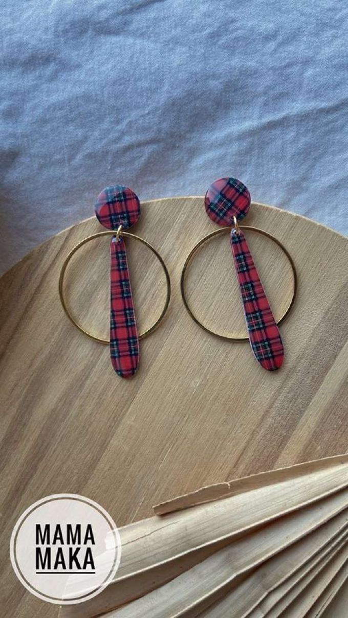 Aura Tartan Rosso