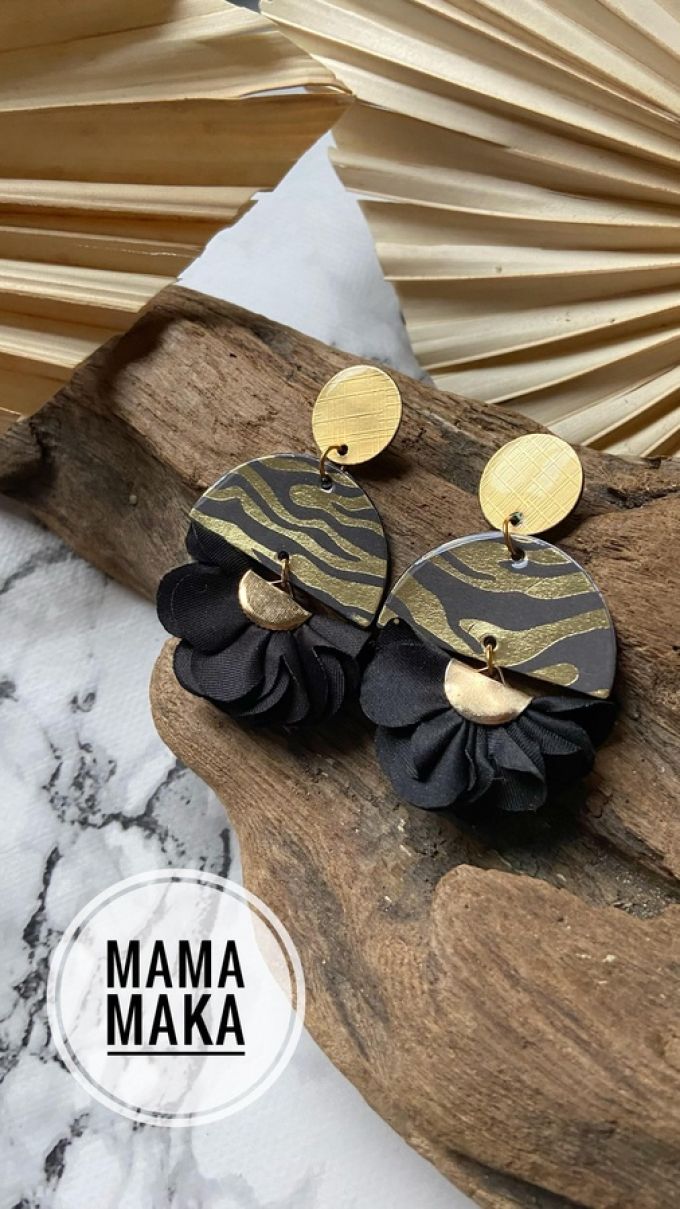 Flora Neri Zebra Oro