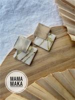 Marie Avorio Foglia oro Handpainted