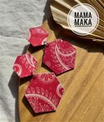 Atena Paisley Rosso Corallo