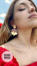Frida Viola Argento Handpainted