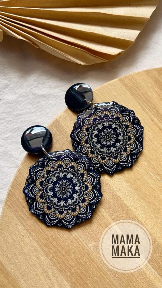 Mandala Tondo Nero