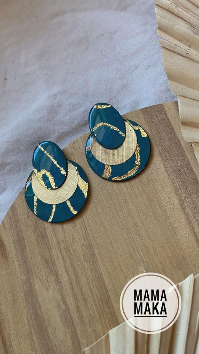 Maya Ottanio Foglia Oro Handpainted