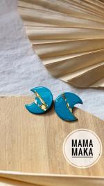 Luna Mini Ottanio Foglia Oro
