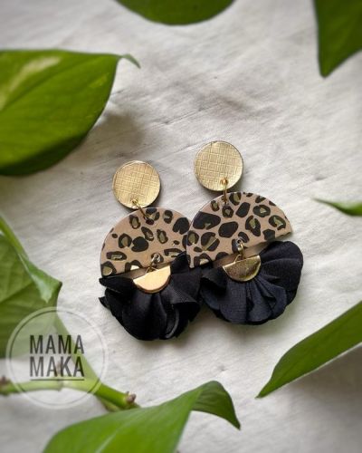 Flora Leopard Nero