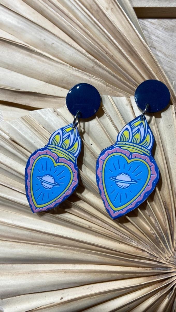 Cuore Sacro Space Blu Paola Vecchi