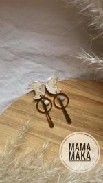 Selene Beige Foglie Oro