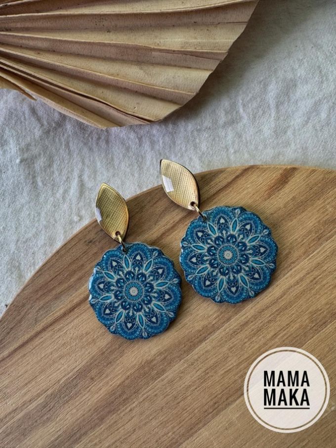 Mandala Goccia Blu