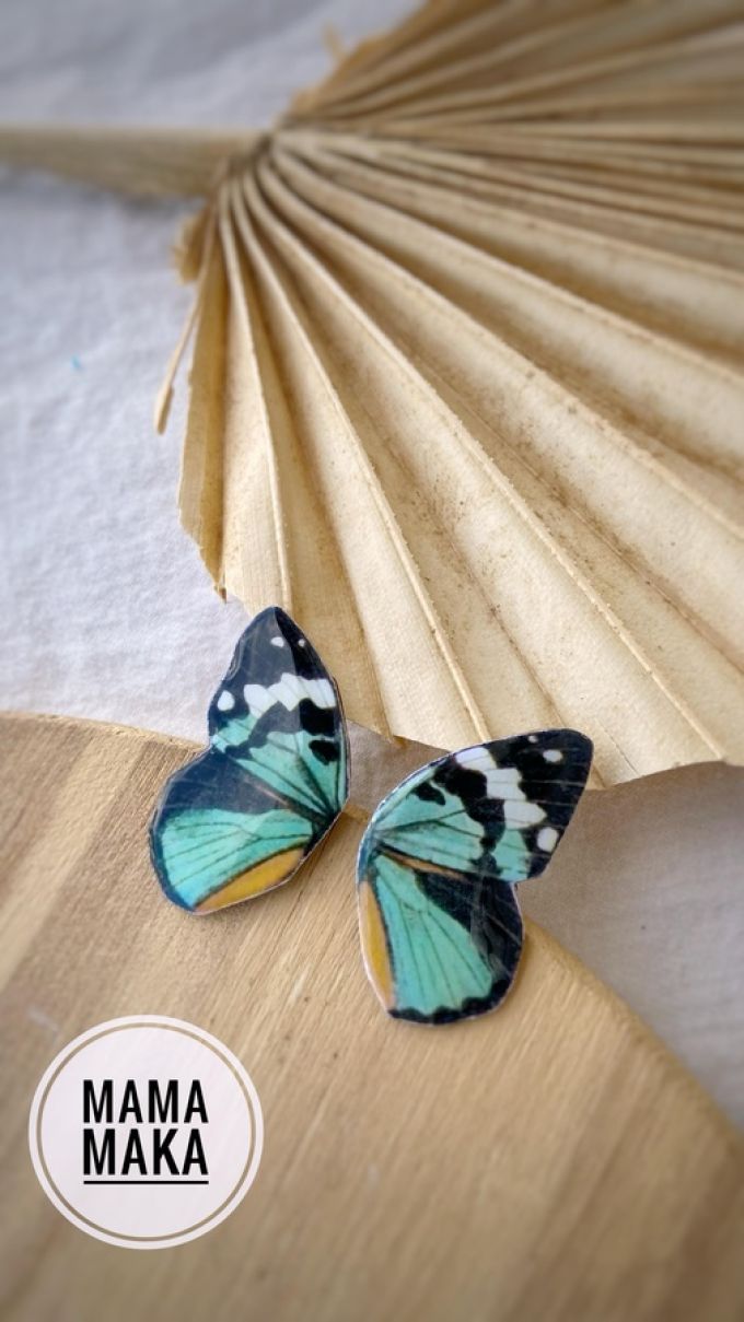 Ali Farfalla Tiffany Nero Azzurre