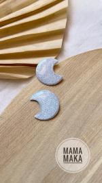 Luna Mini Argento Glitter