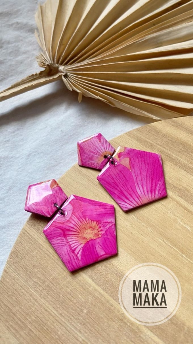 Minerva Medio Fucsia Fiori