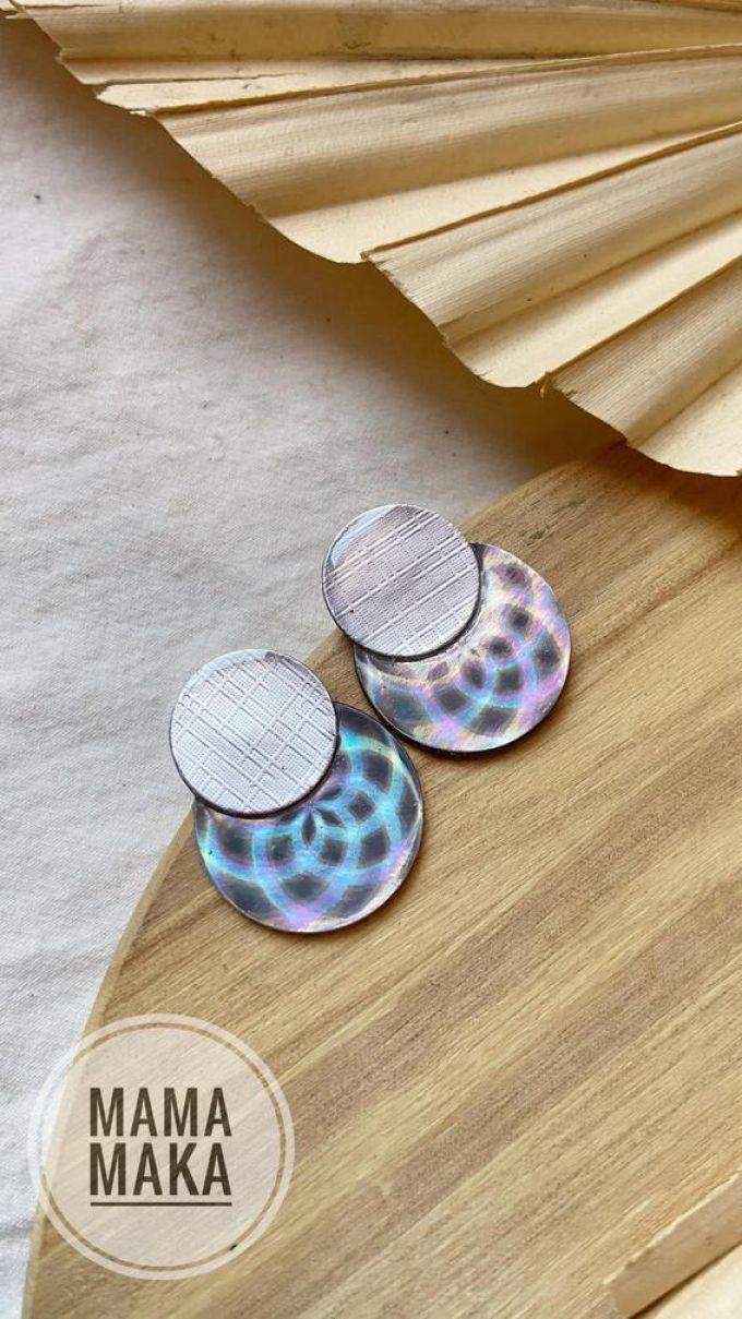 Gea Mini Argento Olografico