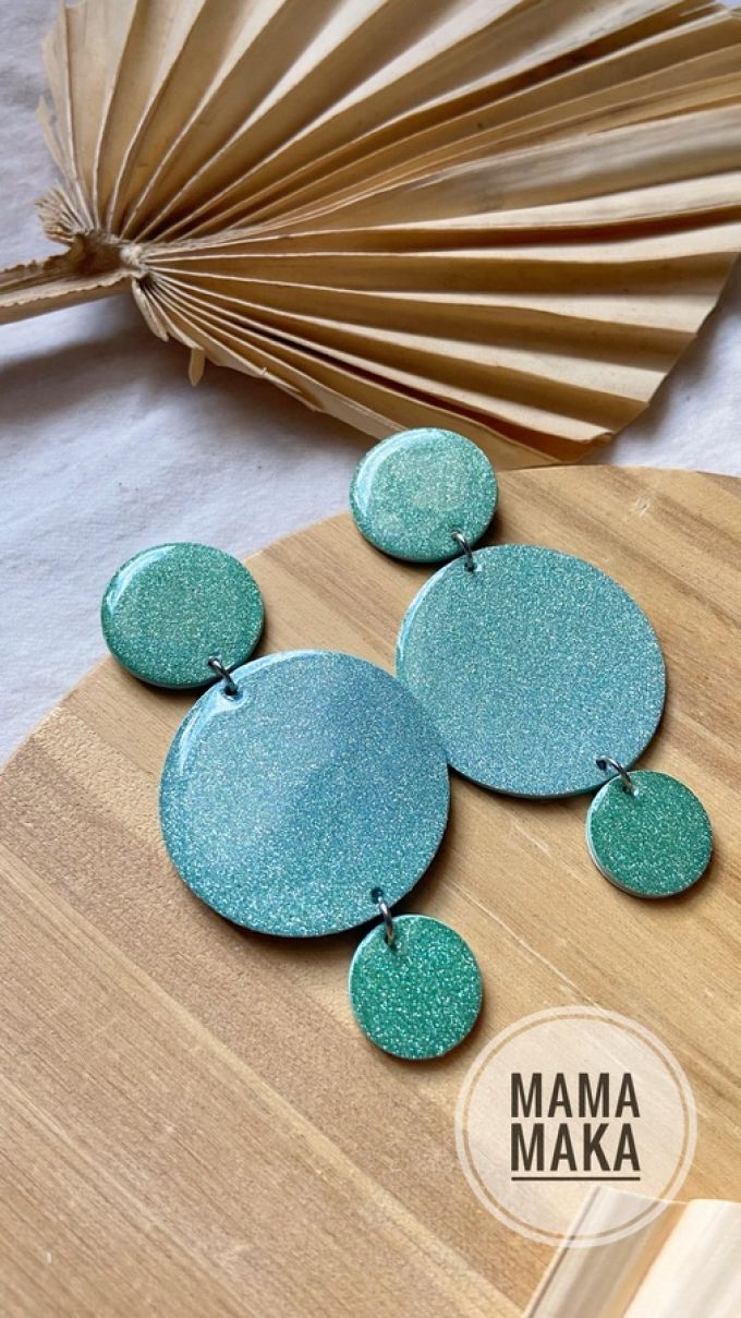 Eva Azzurro Glitter