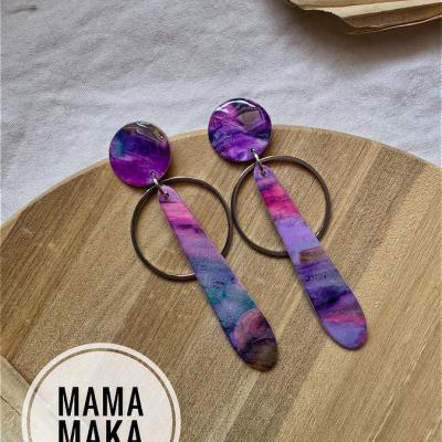 Aura Electric Purple Handpainted