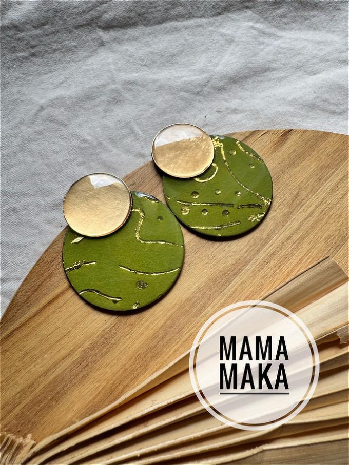 Gea Olea Foglia Oro Handpainted