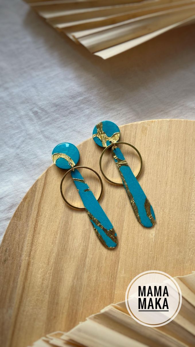 Aura Ottanio Foglia Oro Handpainted