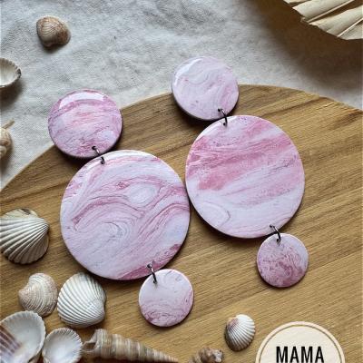 Eva Madreperla Rosa Handpainted