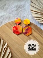 Atena Arancio Marble Handpainted